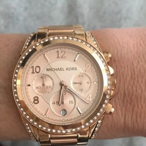 Rose Gold Michael kors watch